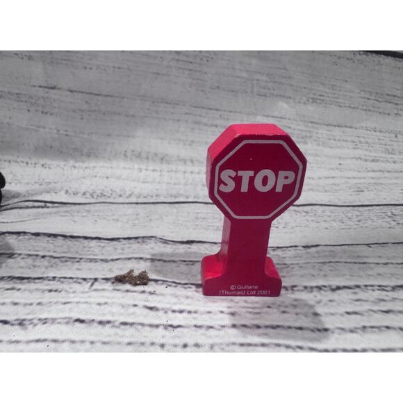 Vintage Thomas & Friends Wooden Railways Stop Sign - Picture 1 of 4
